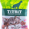 Лакомство для кошек TiTBiT Хрустящие подушечки с паштетом из лосося 30 г