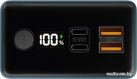 Внешний аккумулятор Olmio QX-30 30000mAh (темно-зеленый)