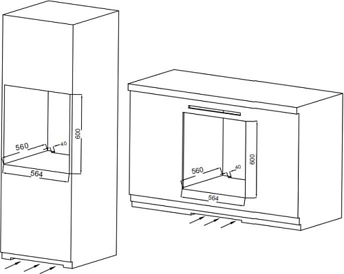 Электрический духовой шкаф MAUNFELD EOEC.564TB