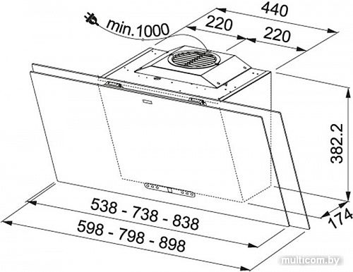 Кухонная вытяжка Franke Maris 2.0 FMA 2.0 607 WH 330.0549.976