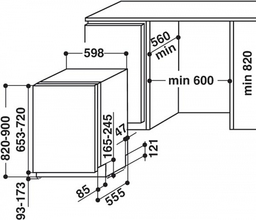 Посудомоечная машина Whirlpool WIP 4O32 PG E