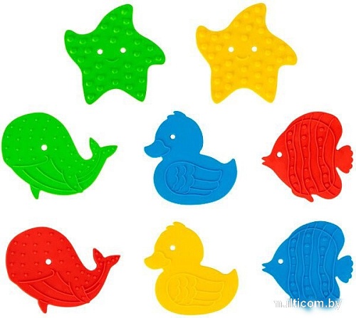 Набор игрушек для ванной Fancy Baby Мини-коврики MATS08