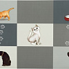Коврик под миску Trixie Patchwork Cat Place 24579