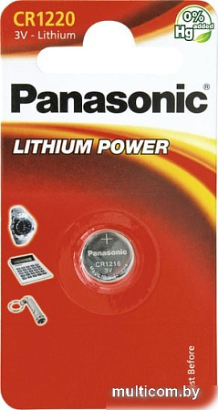 Батарейки Panasonic CR1220 CR-1220EL/1B