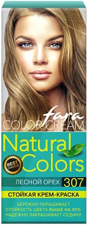 Крем-краска Fara Natural Colors 307 лесной орех 50 мл