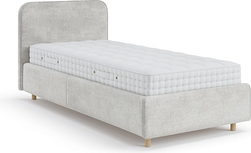 Кровать Sonit Mia 140x200 с ПМ велюр River (05 антрацит)