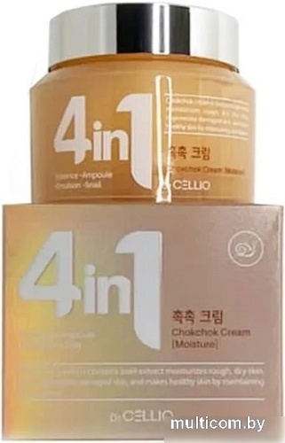 Dr. Cellio Крем для лица Dr.G50 4 IN 1 Chokchok Cream Snail (70 мл)
