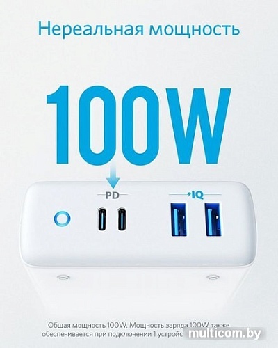 Сетевое зарядное Anker PowerPort Atom PD 4