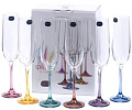 Набор бокалов для шампанского Bohemia Crystal Spectrum 40729/382222/190
