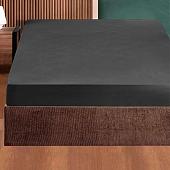 Постельное белье DO&CO Soft на резинке 180x200x30 12123 (антрацит)