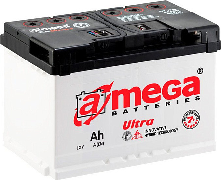 Автомобильный аккумулятор A-mega Ultra 62 R (62 А&middot;ч)