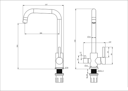 Смеситель Ekko E43801