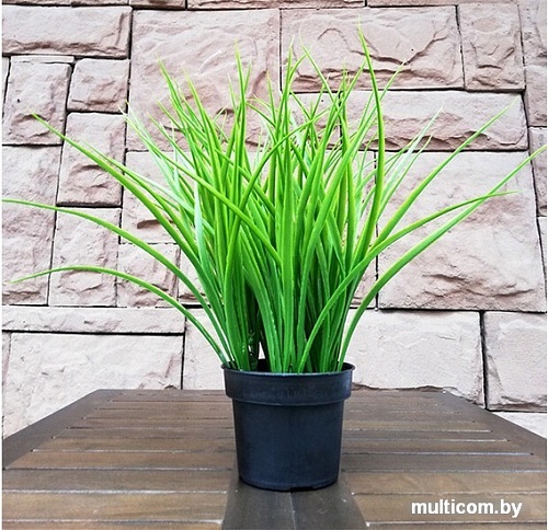 Искусственное растение Forgarden Осока высокая в черном горшке BN10602 35 см