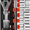 Набор трещотка с головками Startul Pro-41414 (12 предметов)