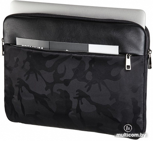 Чехол для ноутбука Hama Mission Camo Sleeve 13.3 (черный)