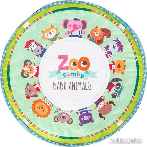 Развивающий коврик Sundays Zoo Baby Animals 3 в 1 396587