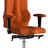 Кресло Kulik System Elegance+ азур/хром с подголовником (оранжевый)