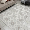 Ковер для жилой комнаты Radjab Carpet Поло Прямоугольник EN 261 12452RK (0.8x1.5, Cream/Beige)