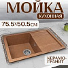 Кухонная мойка Saniteco Fama (терракот)