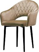 Стул Памир София F08 Поворотный (бежевый/черная опора)