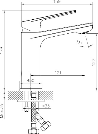 Смеситель Lauter Sky 21CK533C
