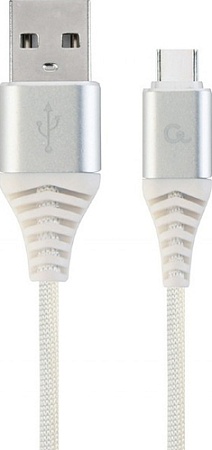 Кабель Gembird CC-USB2B-AMCM-1M-BW2 USB Type-A - USB Type-C (1 м, белый)