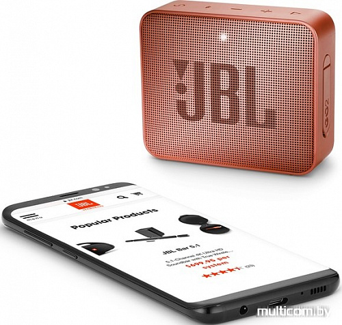 Беспроводная колонка JBL Go 2 (коричневый)