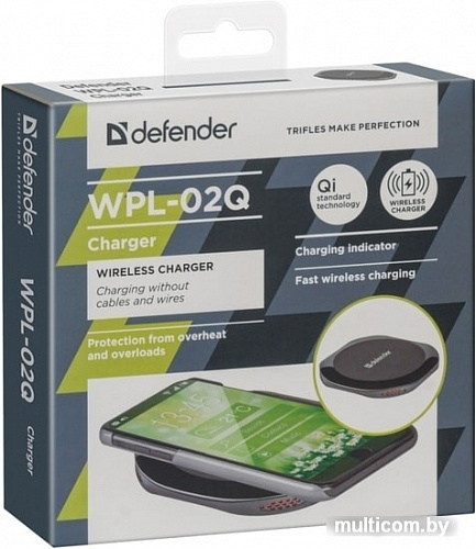 Беспроводное зарядное Defender WPL-02Q