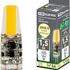 Светодиодная лампочка TDM Electric G4-1,5 Вт-AC/DC 12 В-3000 К SQ0340-0090