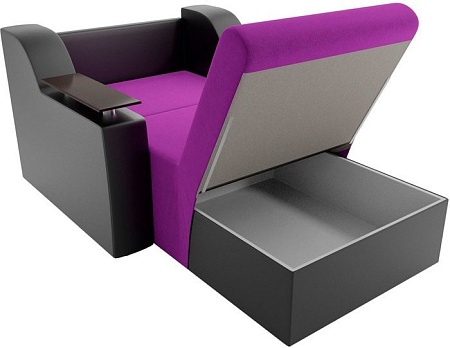 Кресло Лига диванов Сенатор 100697 60 см (фиолетовый/черный)