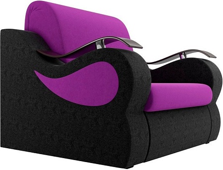 Кресло Лига диванов Меркурий 100676 80 см (фиолетовый/черный)