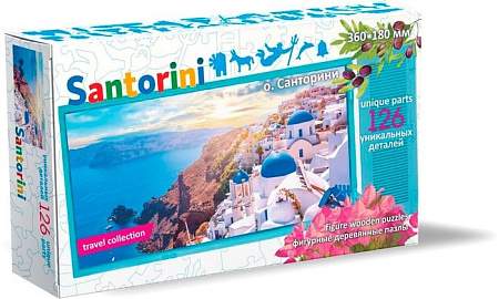 Пазл Нескучные игры Travel Collection о. Санторини
