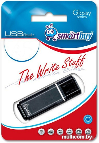 USB Flash Smart Buy Glossy Black 32GB (SB32GBGS-K)