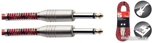 Гитарный кабель Stagg NGC6VTR RD (6 см)