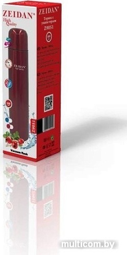 Термос ZEIDAN Z-9051 0.5л (красный)