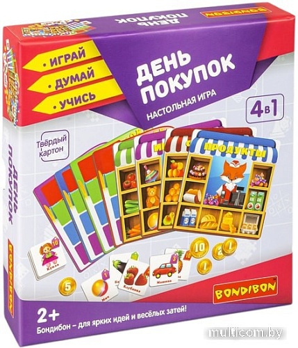 Развивающая игра Bondibon День покупок ВВ4872