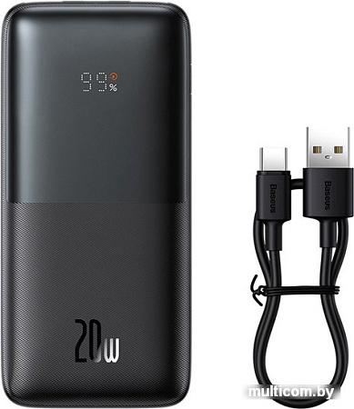 Внешний аккумулятор Baseus Bipow Pro Digital Display Fast Charge 20W 10000mAh (черный)