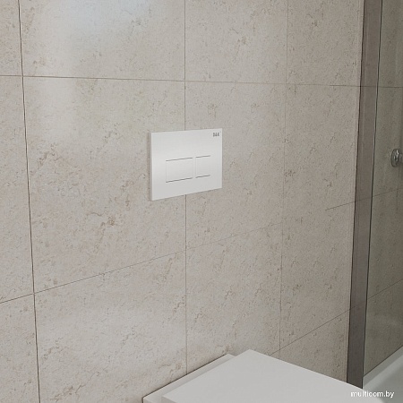 Панель смыва D&K Berlin DB1439016 (белый)