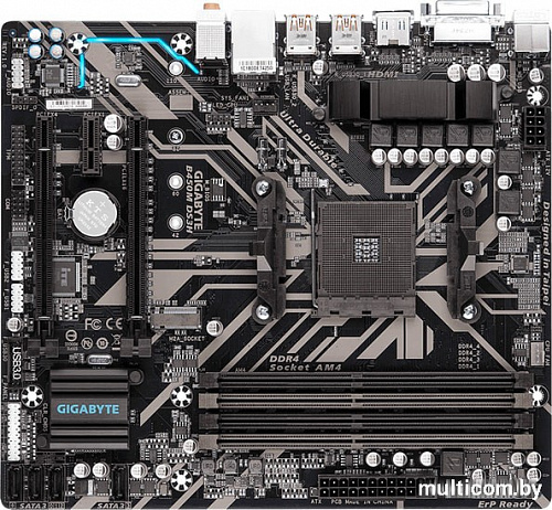 Материнская плата Gigabyte B450M DS3H (rev. 1.0)