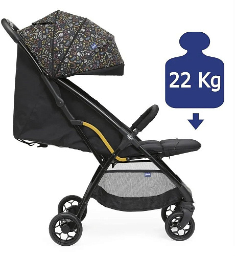 Коляска прогулочная «книга» Chicco Glee Playful (Black)