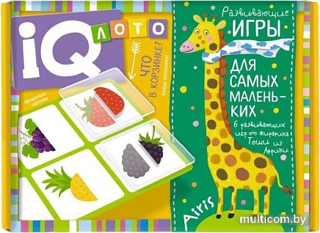 Развивающая игра Айрис-Пресс IQ Лото. Что в корзинке? Найди половинку 27215
