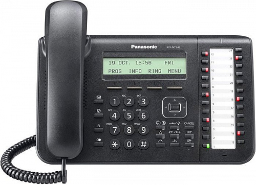 Проводной телефон Panasonic KX-NT543RU-B