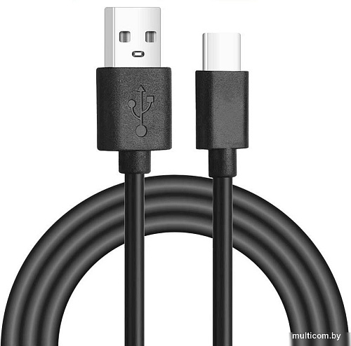 Кабель Total TIUCC01 USB-A - Type-C (1 м, черный)