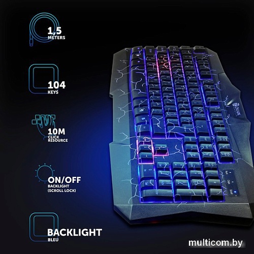 Игровой набор Oklick HS-HKM100G Imperial