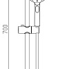 Душевой гарнитур Bravat Source D171BW-ENG