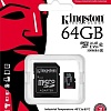 Карта памяти Kingston Industrial microSDHC SDCIT2/64GB 64GB (с адаптером)