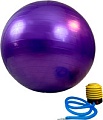 Гимнастический мяч Calviano с насосом 75 см (фиолетовый)