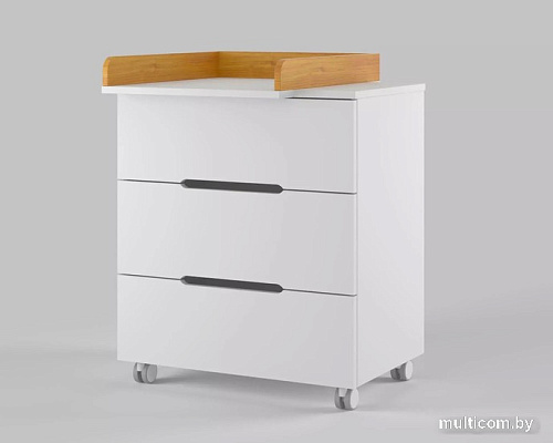 Детский комод Incanto Anniken Ecco 800/3 (белый/бук)