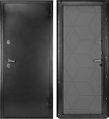 Металлическая дверь Guard Термо MG75 87х205 правая (черное серебро/серый)