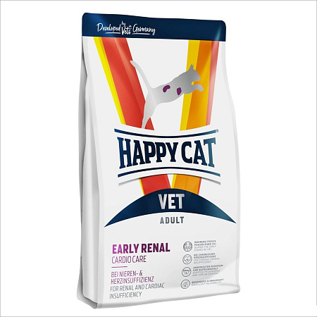 Сухой корм для кошек Happy Cat Vet Early Renal&Cardio (1кг)